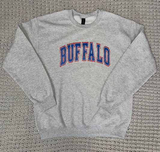 Buffalo ash gray crew